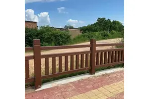 河道仿木护栏